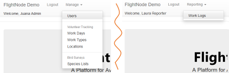screenshot: authenticated