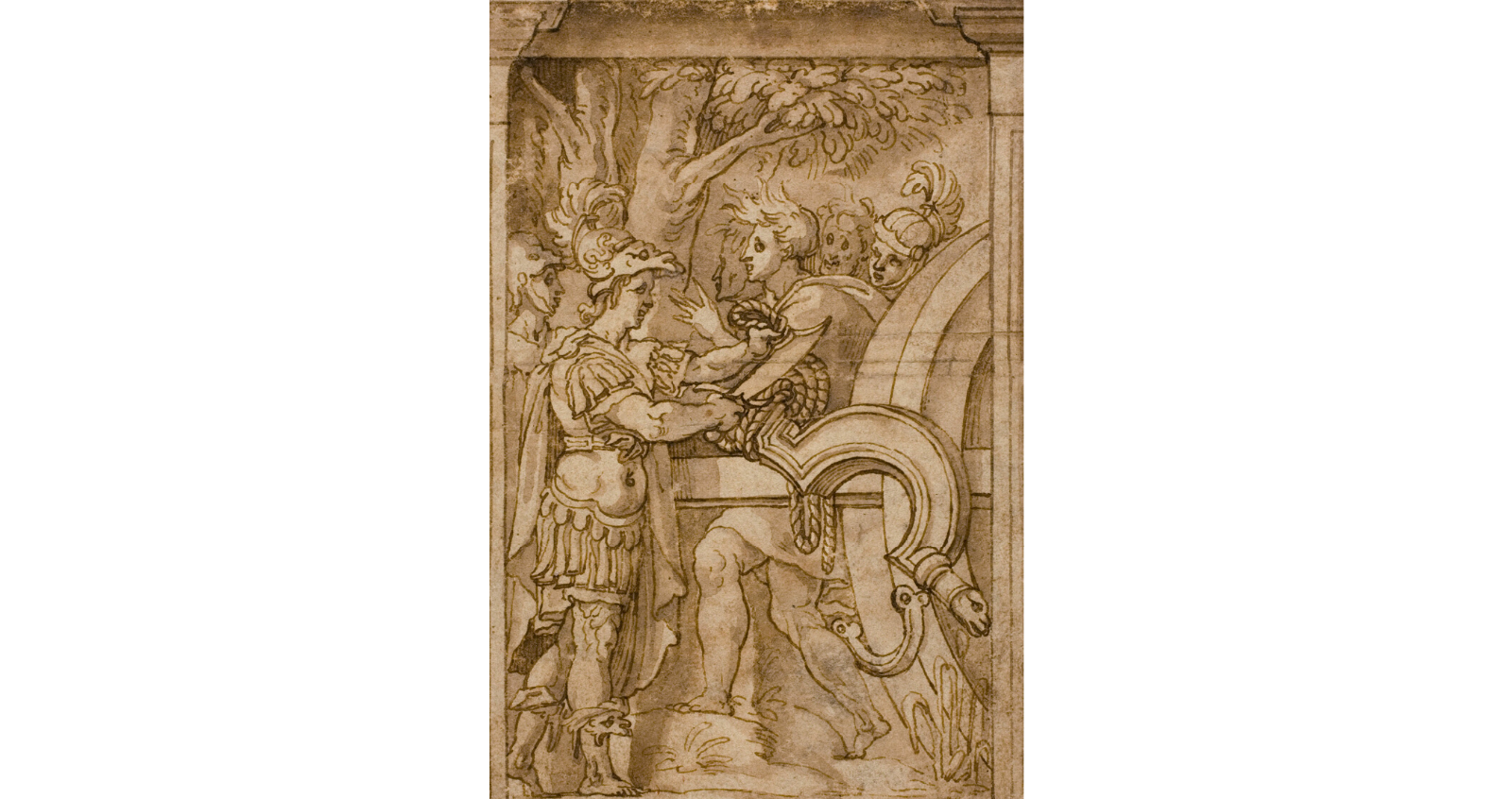 Alexander the Great, cutting the Gordian Knot