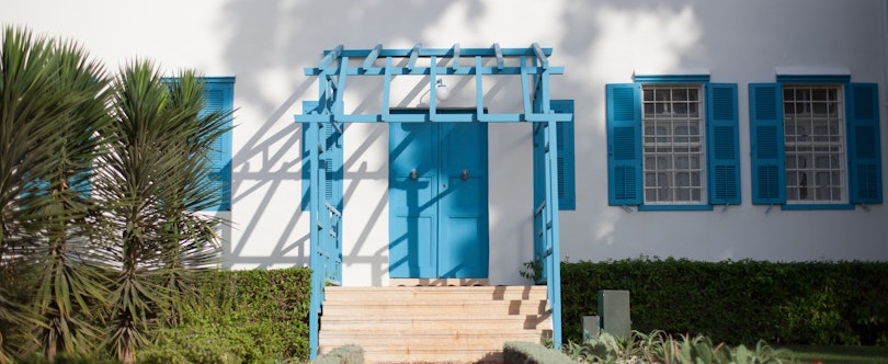 Entrance to the Bahjí Pilgrim House